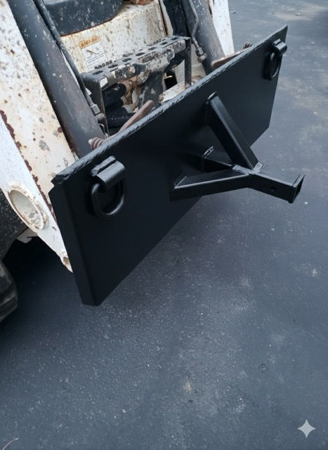 Side View of Shipping Container Tow Bar